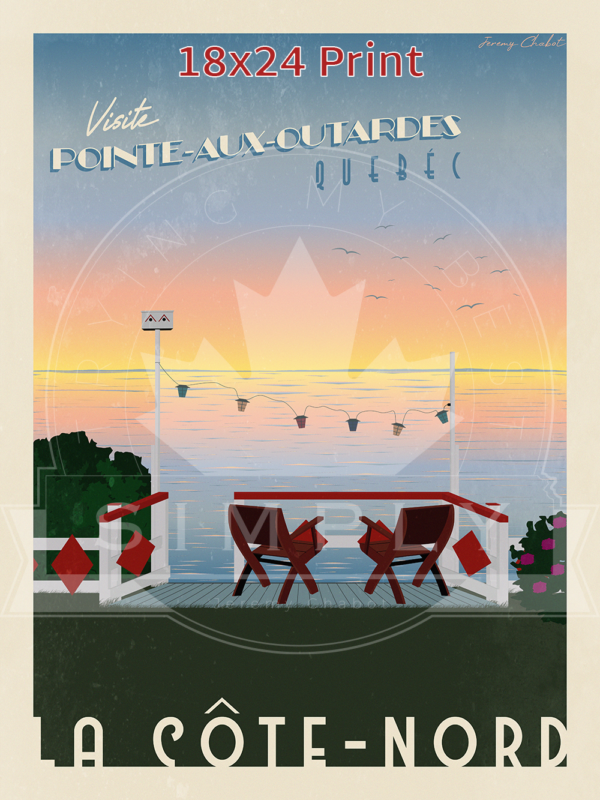Pointe Aux Outardes 18x24 - Sunrise Thumbnail