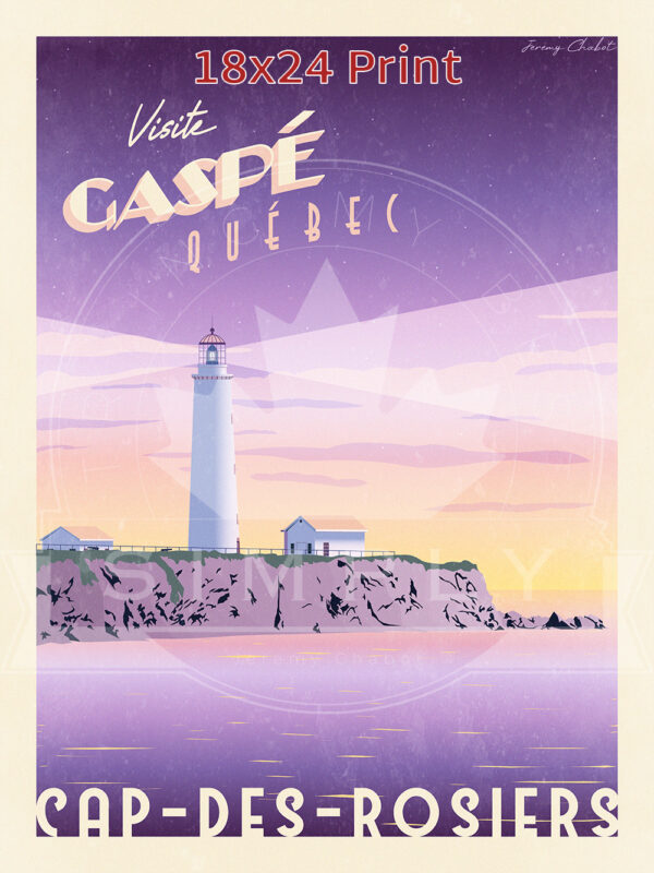 Cap Des Rosiers 18x24 - Sunset Thumbnail